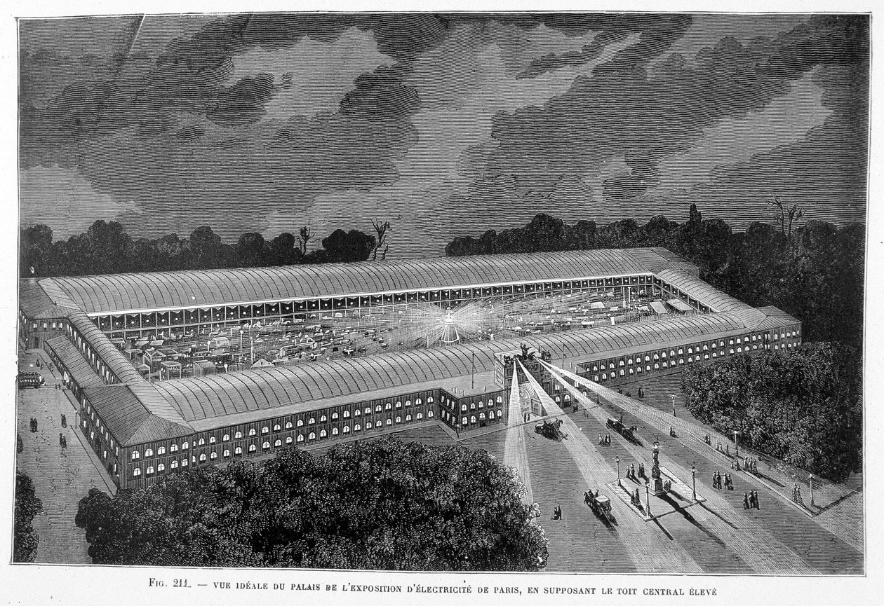 Ideel udsigt over Palais de l
