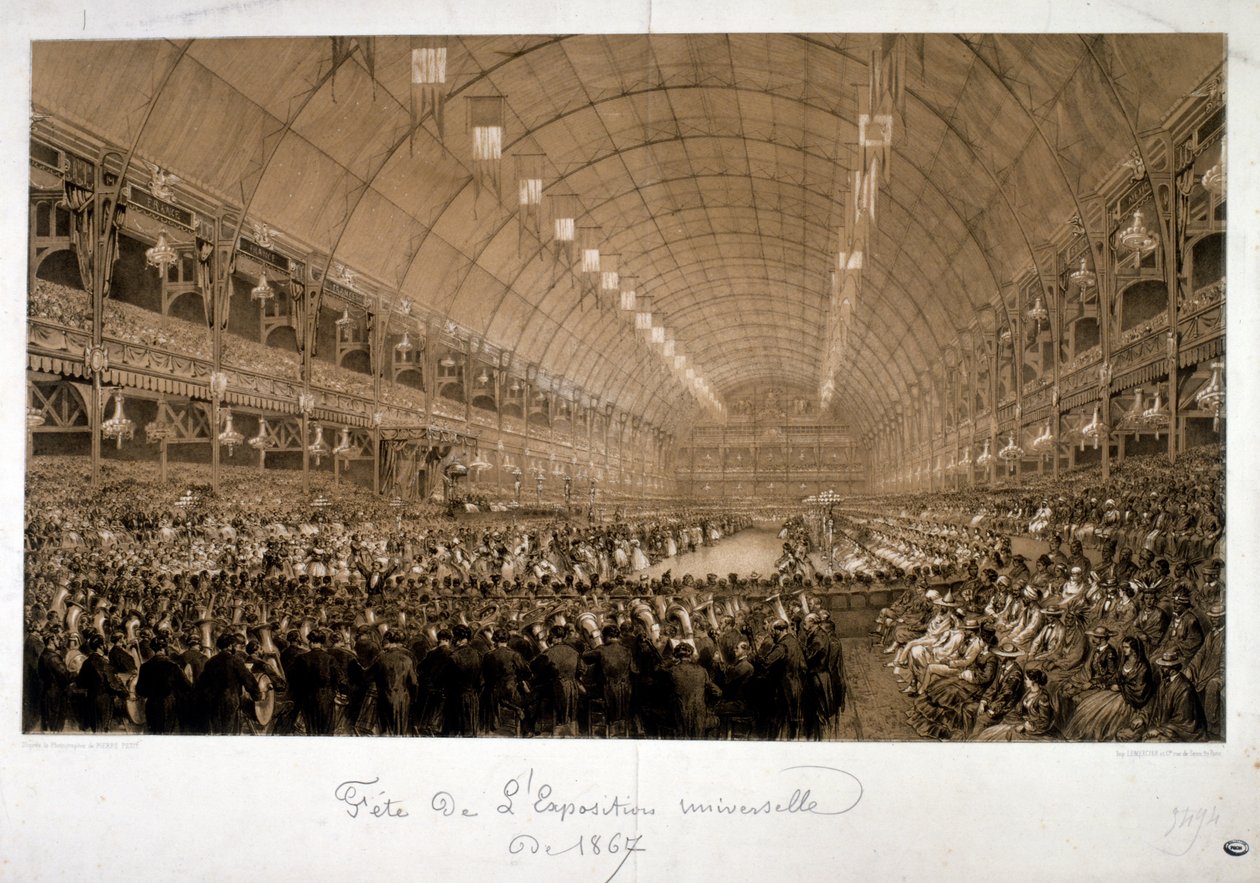 Illustrationen af den internationale udstilling i 1867 (Exposition Universelle d