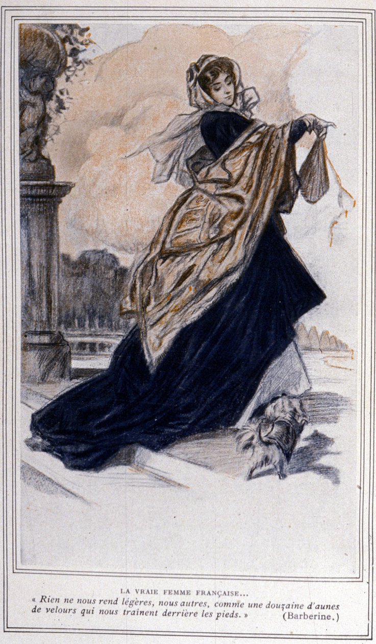Illustration til teaterstykket "" Barberine"" skabt i 1835 af Alfred de Musset (1810 - 1857). af Unknown artist