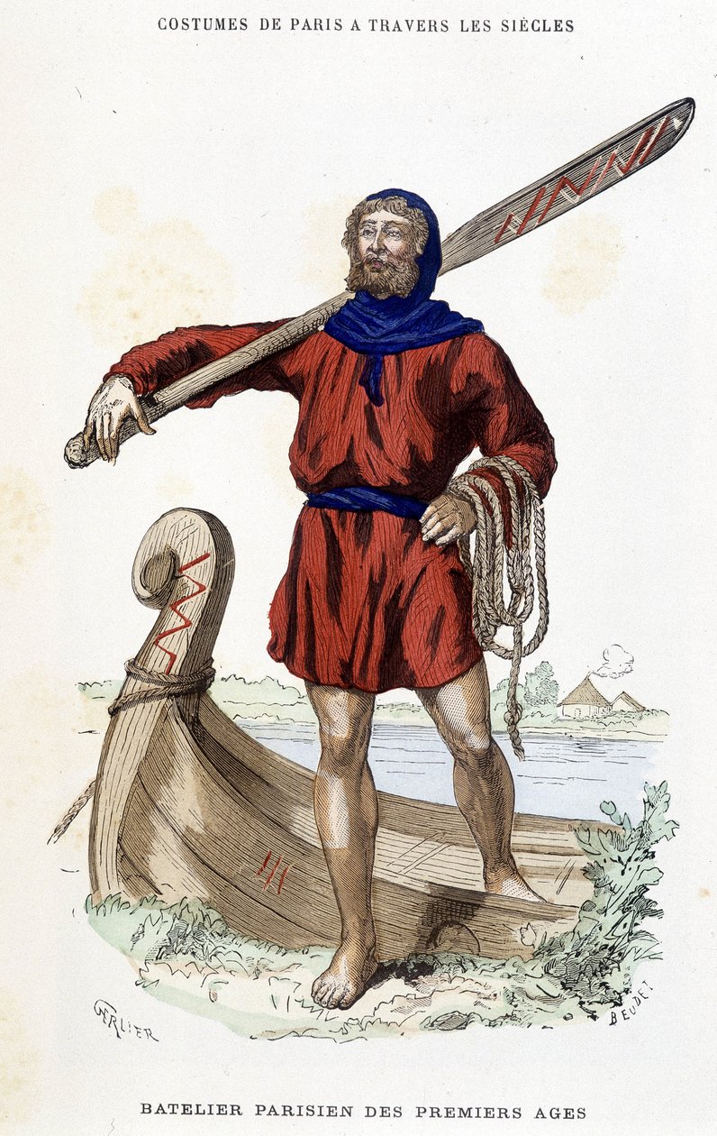 I Paris gennem århundrederne af Knee-Lac af Unknown artist