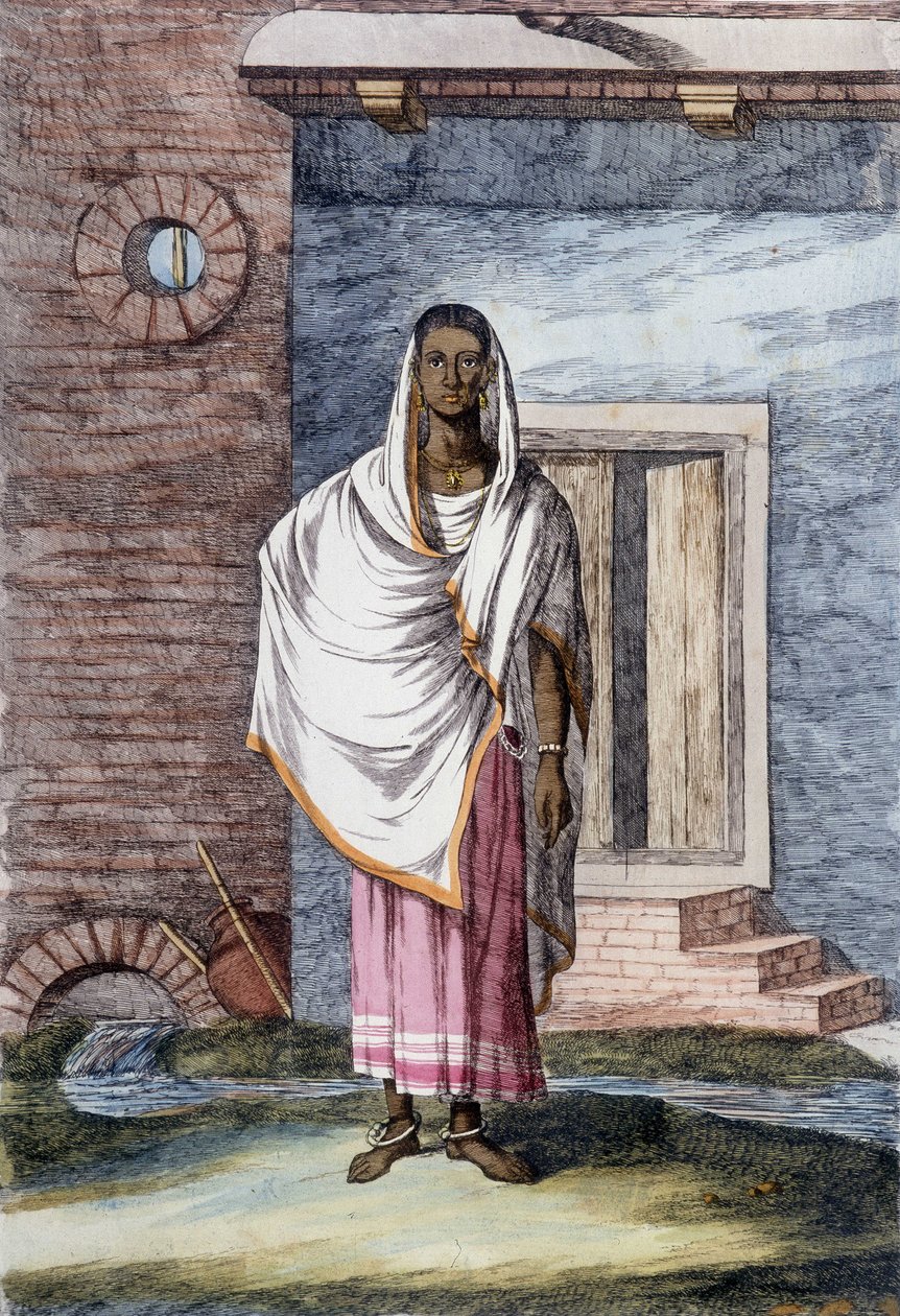 Indisk kultur og civilisation: Hidjera, ballerina i Indien. af Unknown artist