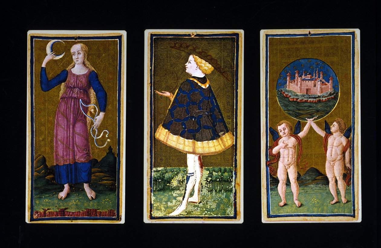 Italiensk tarot. Tarot of Brera af Bonifacio Bembo af Unknown artist