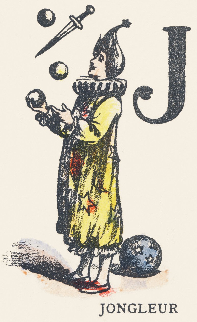 J: jonglør af Unknown artist