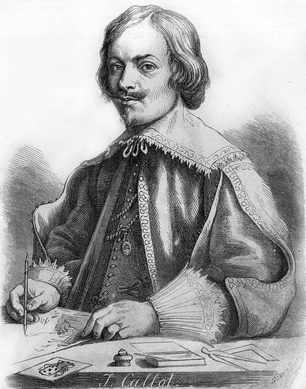 Jacques Callot fransk tegneserieskaber og gravør (Nancy af Unknown artist