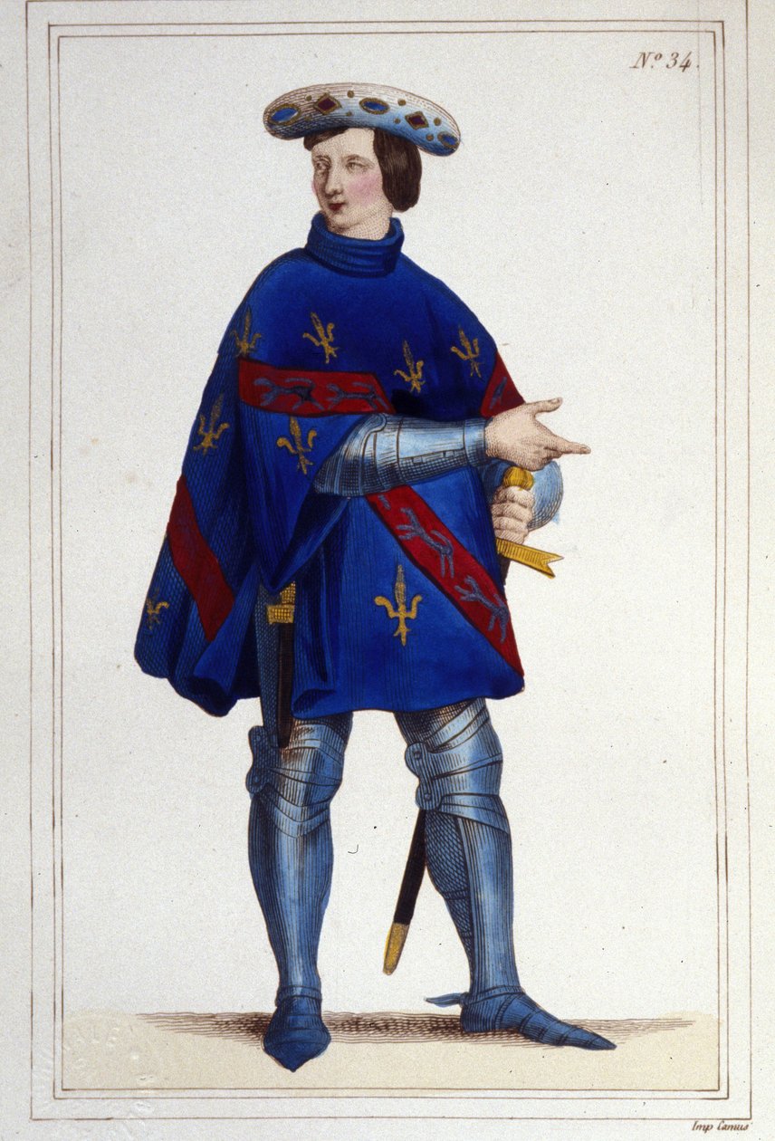 Jacques de Bourbon, greve af La Marche, konstabel i Frankrig i 1354 (? -1361). af Unknown artist