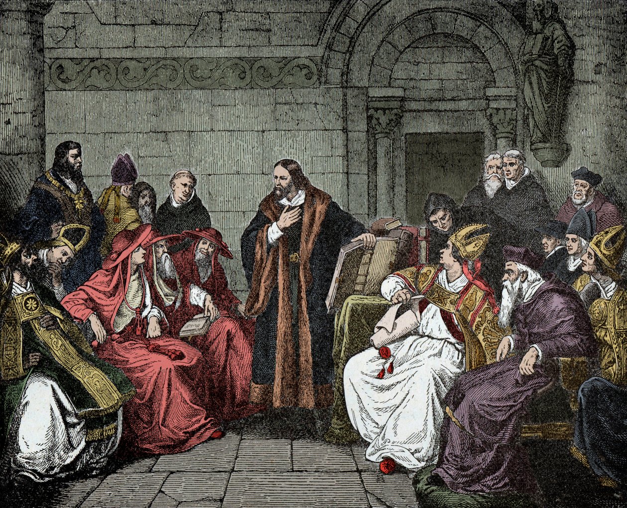 Jan Hus (eller Jean Huss af Unknown artist