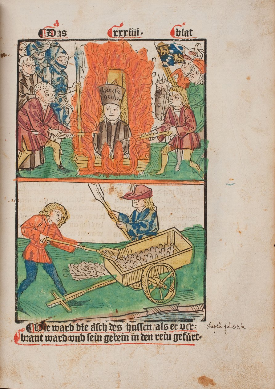 Jan Hus (eller Jean Huss af Unknown artist