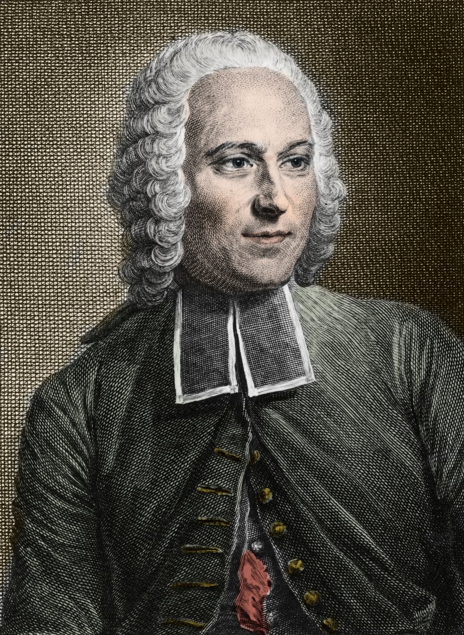 Jean-Antoine Nollet (1700-1770), fransk eksperimentel fysiker og gejstlighed - Portræt af Abbe Jean Antoine Nollet (1700-1770), fransk fysiker af Unknown artist