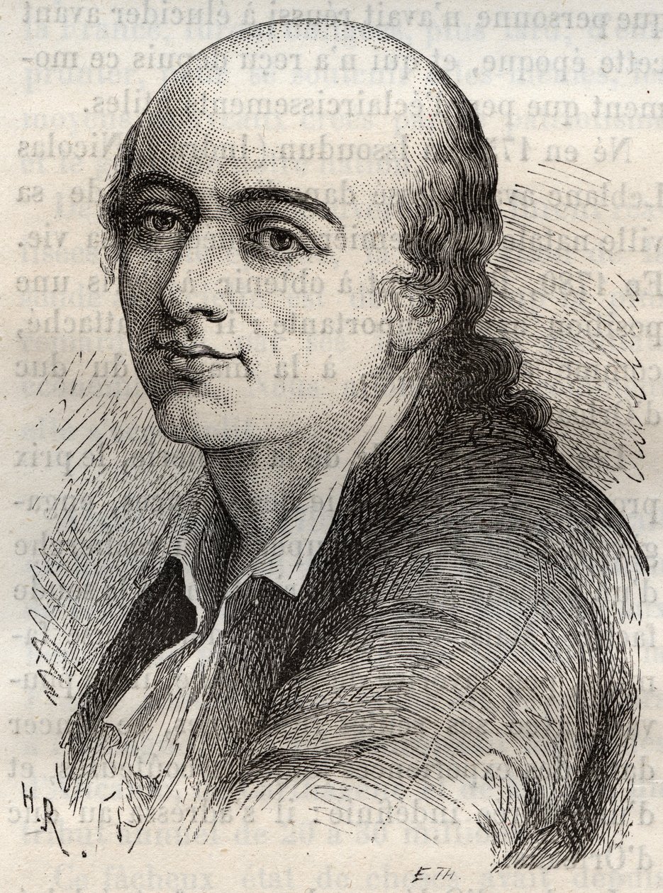 Jean-Claude Delametherie (Jean Claude la metherie) (1743-1817) fransk naturforsker, mineralog og palæontolg. af Unknown artist