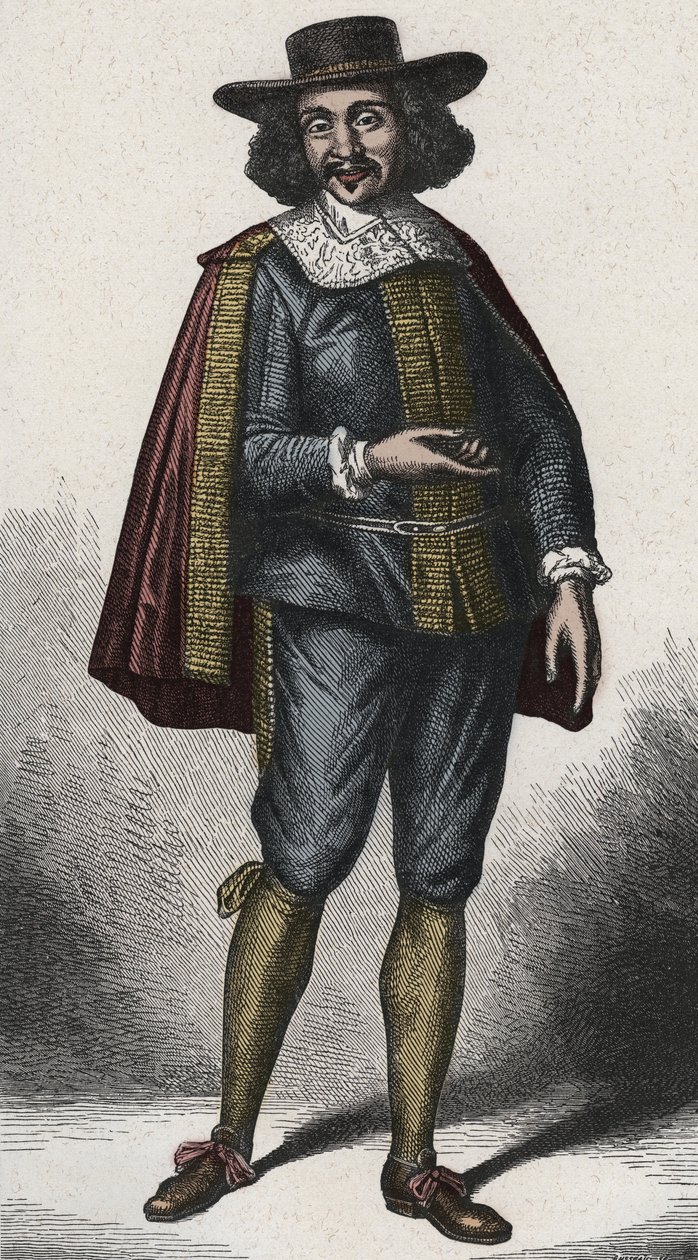 Jean Baptiste Poquelin Moliere 1622-1673 - (Jean-Baptiste Poquelin af Unknown artist