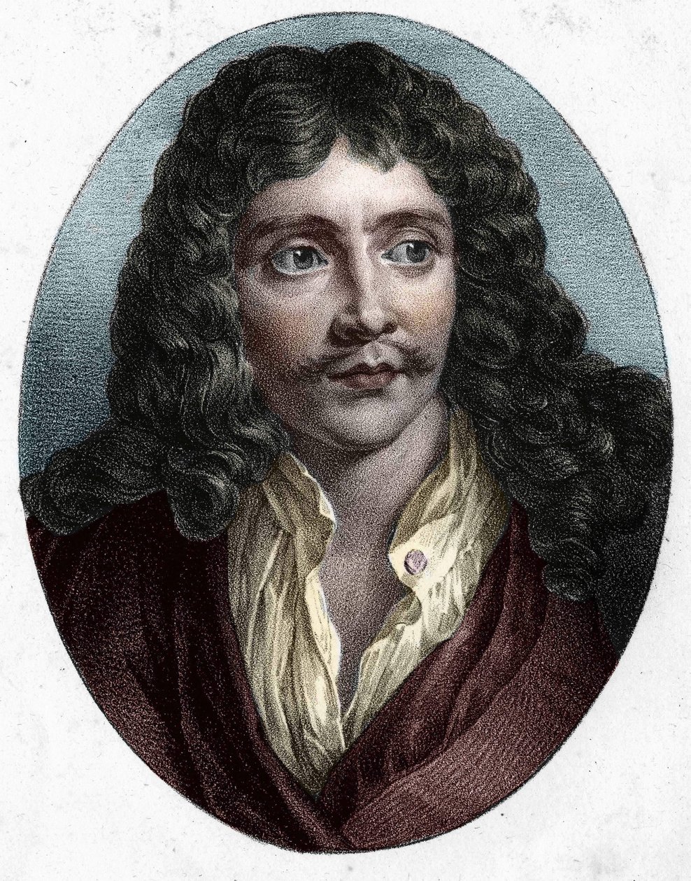 Jean Baptiste Poquelin sagde Molière (1622 - 1673). af Unknown artist