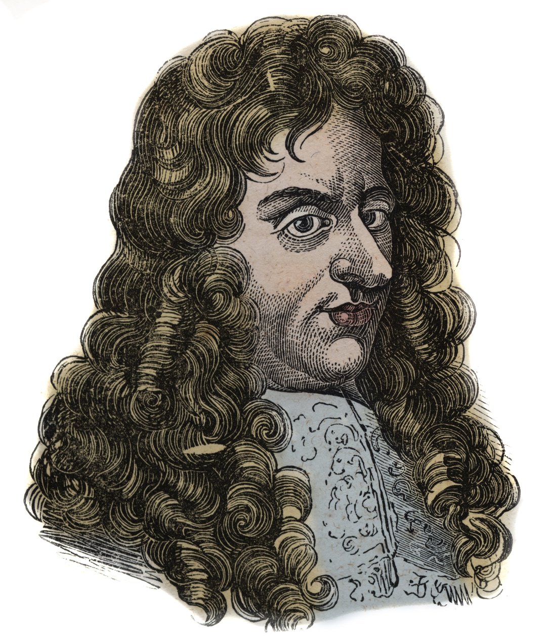 Jean Dominique Cassini (1625-1712) (Giandomenico) - engelsk astronom - gravering 1856 af Unknown artist
