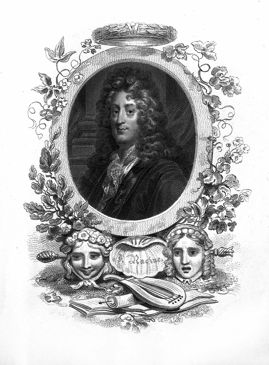 Jean Racine (1639-1699), fransk tragisk digter. af Unknown artist