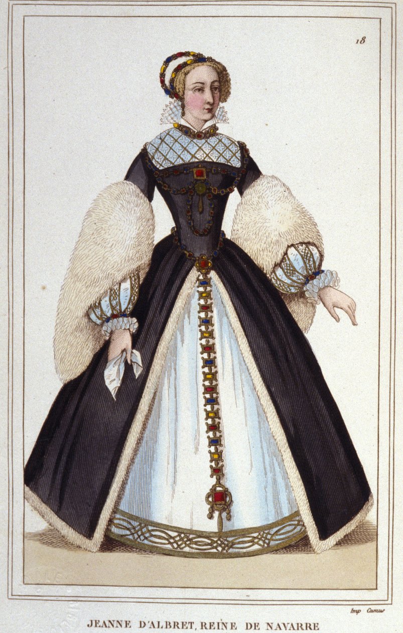 Jeanne af Albret (1528-1572), dronning af Navarra fra 1555 til 1572. af Unknown artist