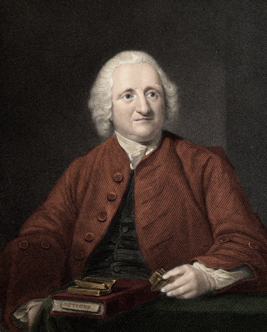 John Dollond 1706 - 1761 - gravering - 1800-tallet af Unknown artist
