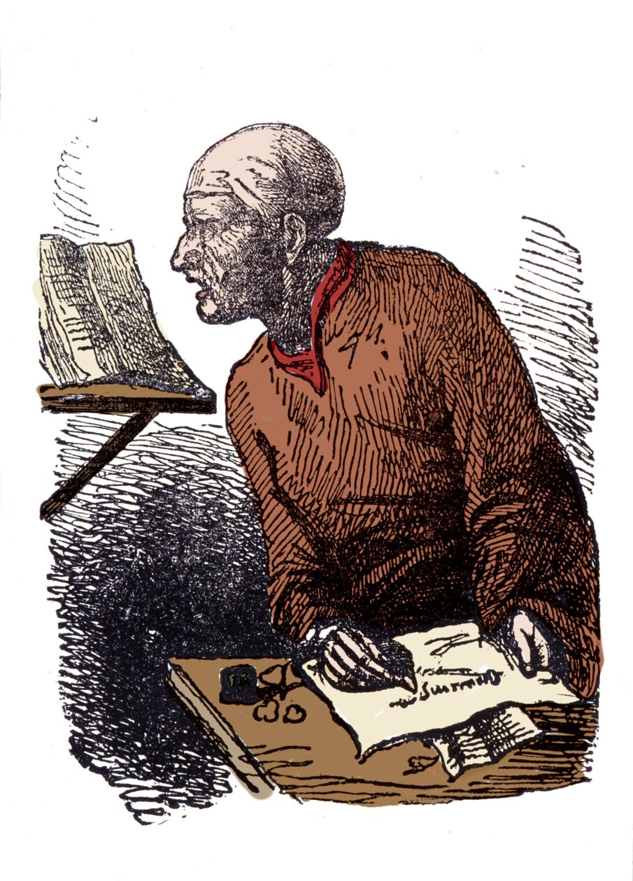 John Duns Scotus (1265? -1308), kalder også Jean Duns Scott eller Jean Duns Scot, franciskansk filosof. af Unknown artist