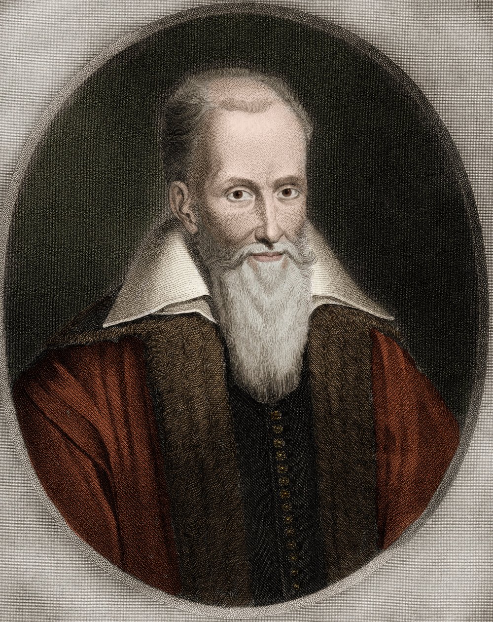 Joseph Justus Scaliger - Joseph Justus Scaliger 1540-1609 - gravering - 1800-tallet af Unknown artist