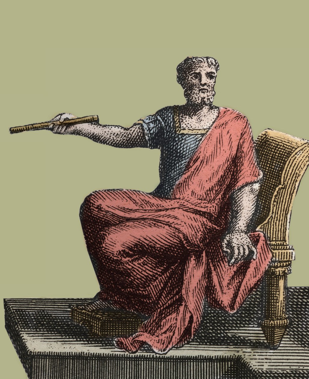 Josiah eller Yoshiyahu konge af Juda (641-609 f.Kr.) - Josiah, Judas konge, gravering fra 1811 i "" Bibelen af Royaumont, Det Gamle Testamente "" af Unknown artist