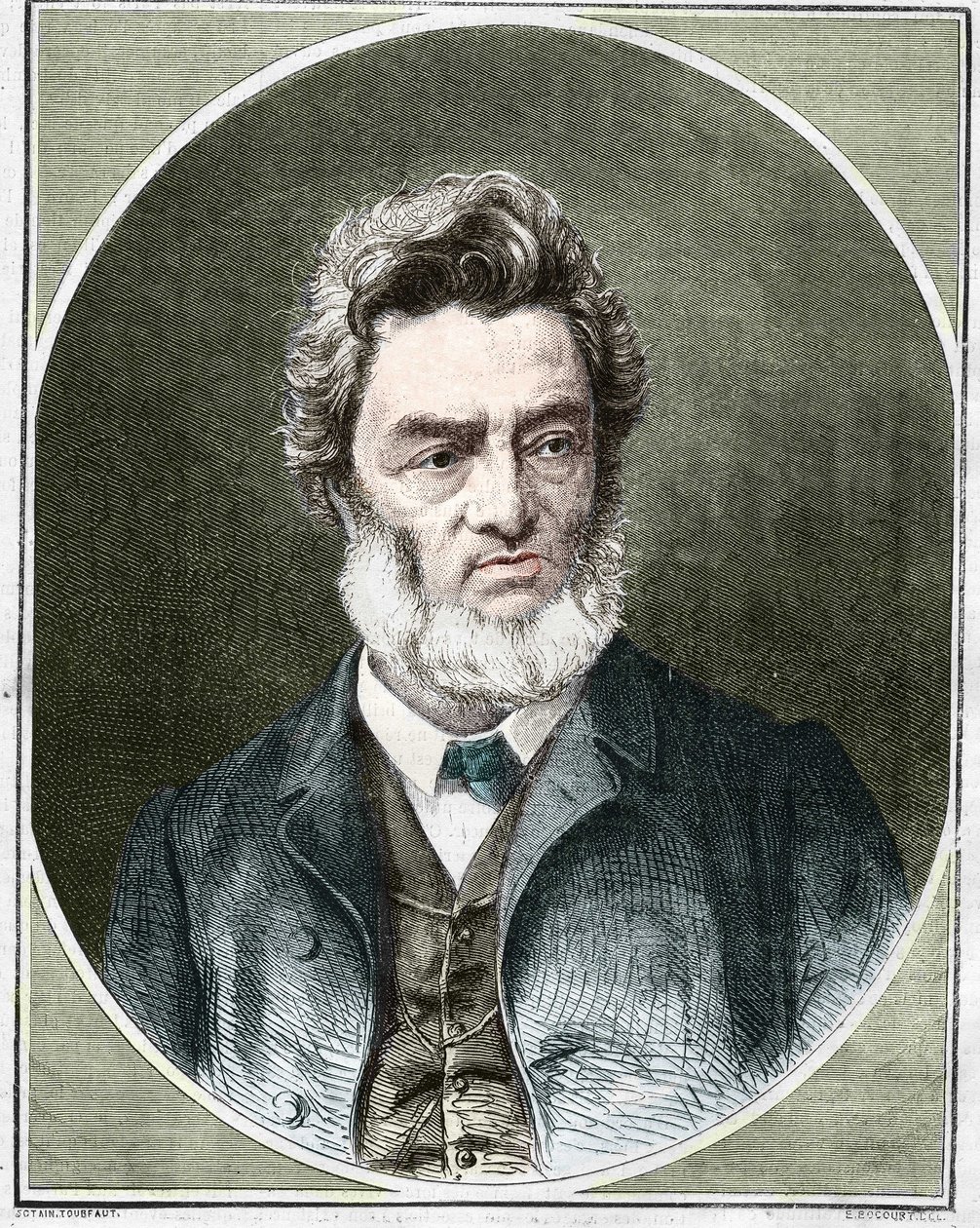 Jules Favre (1809-1880), fransk politiker og advokat. af Unknown artist