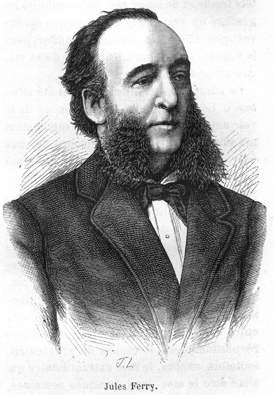 Jules Ferry (1832-1893), fransk politiker. af Unknown artist
