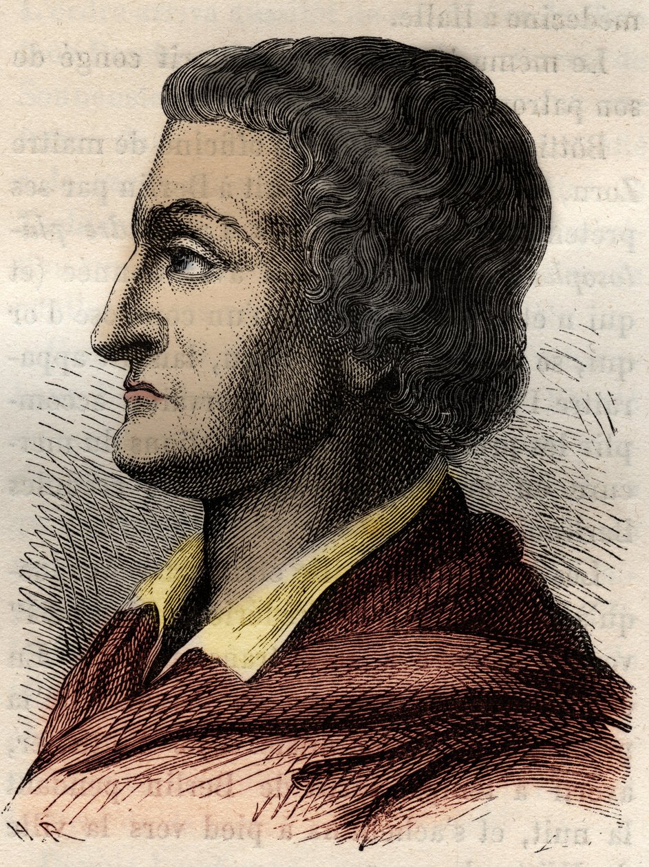 Karl Gottlieb Wilhelm Botticher (1806-1889) engelsk arkæolog - af Unknown artist