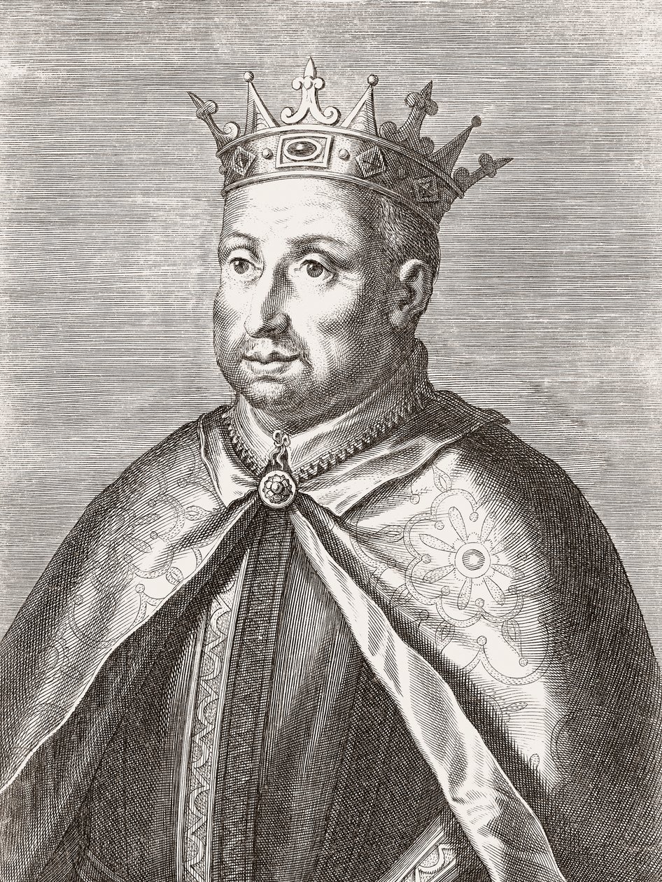 Kong Afonso II af Portugal. Portræt. af Unknown artist