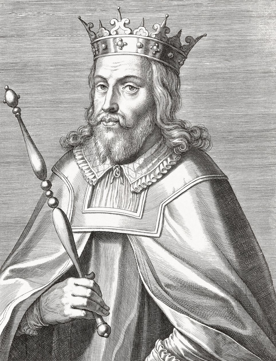 Kong Duarte I af Portugal. Edward I. Portræt. af Unknown artist