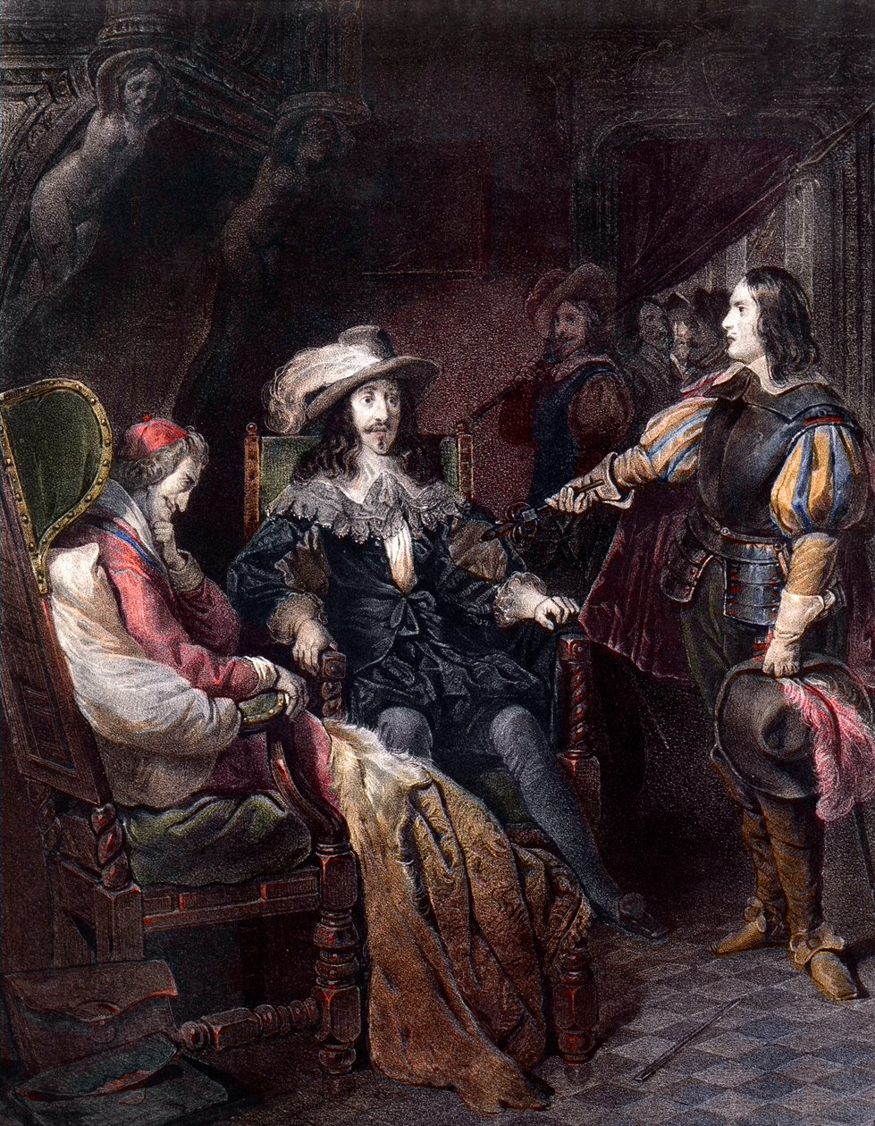 LOUIS XIII, konge af Frankrig med Henri Coiffier de Ruze d