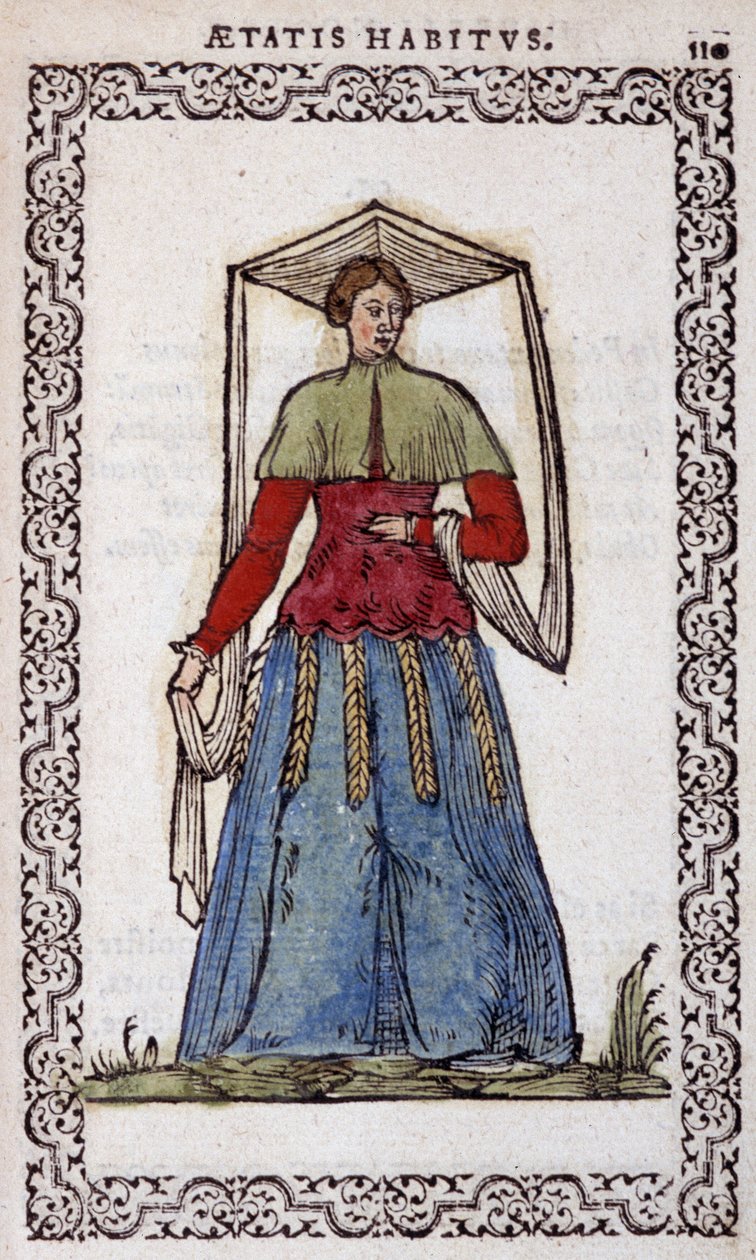 La Nictorienne - i "" Habits et effigies"" af Jean Sulperius af Unknown artist
