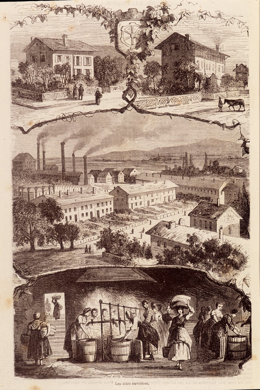 Labour citerer i Frankrig i det 19. århundrede. af Unknown artist