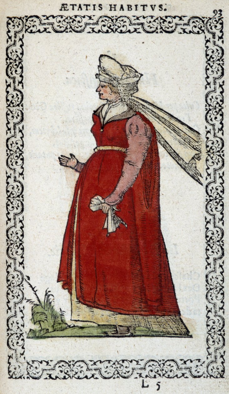 Lady of Hungary - i "" Habits et effigies"" af Jean Sulperius af Unknown artist