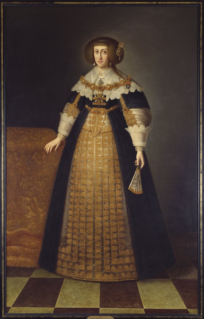 Ærkehertuginde Cecile Renee af Østrig - Portræt af ærkehertuginde Cecilia Renata af Østrig af Unknown artist