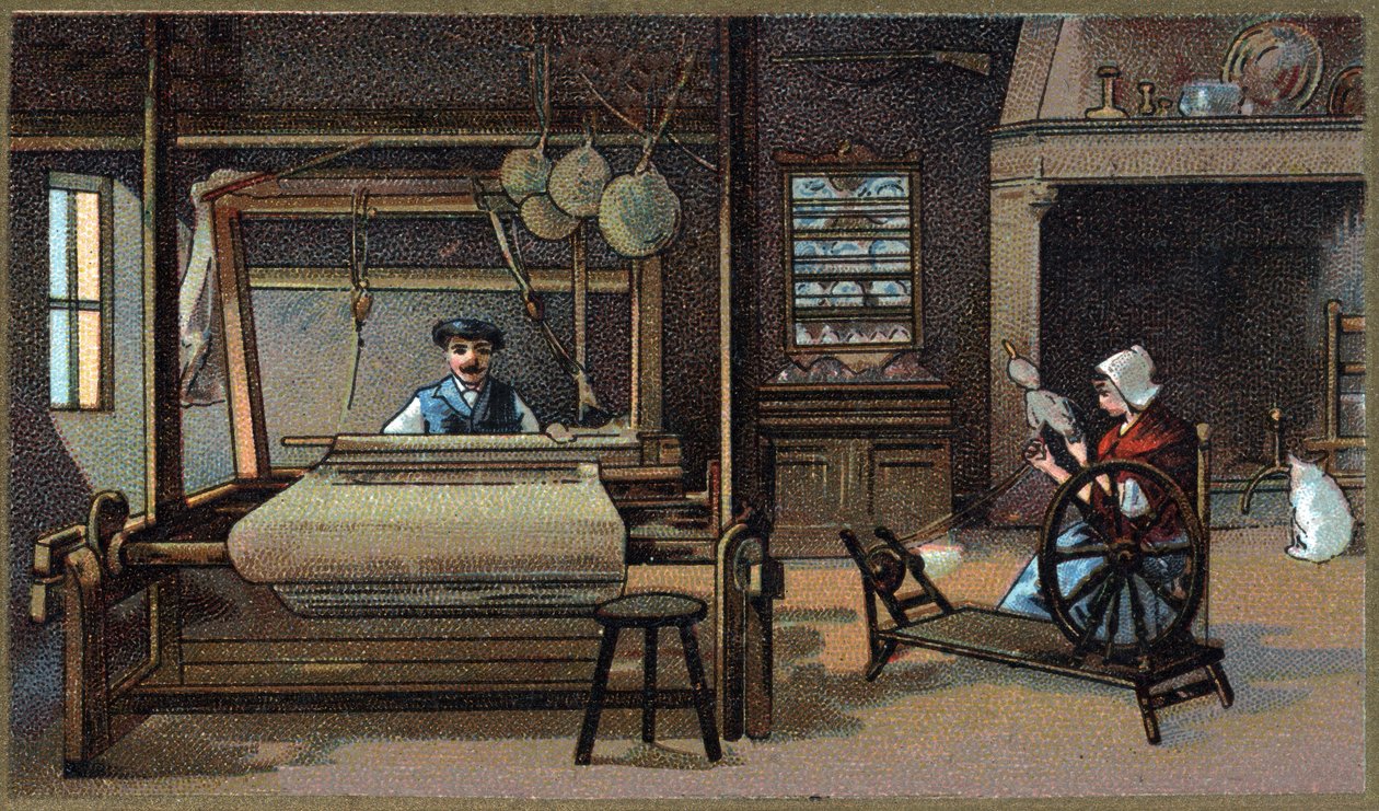 Slutningen af det 19. århundredes kromolitografi af Unknown artist