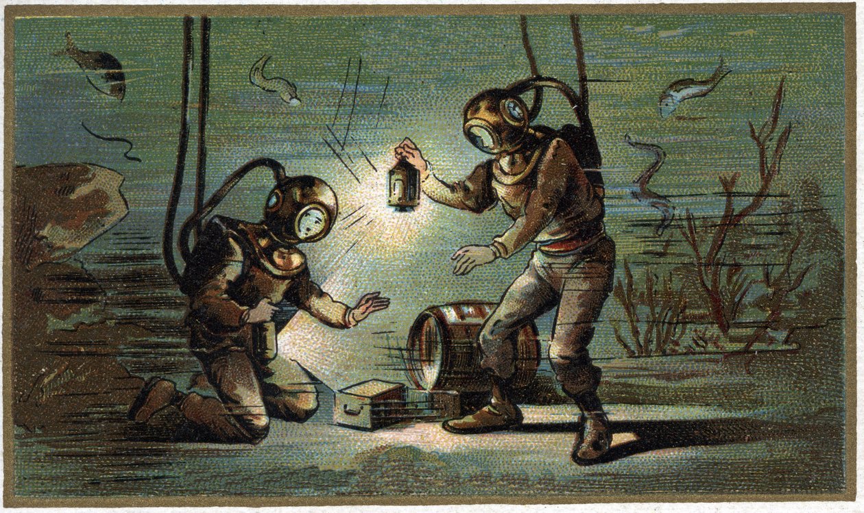 Slutningen af det 19. århundredes kromolitografi af Unknown artist