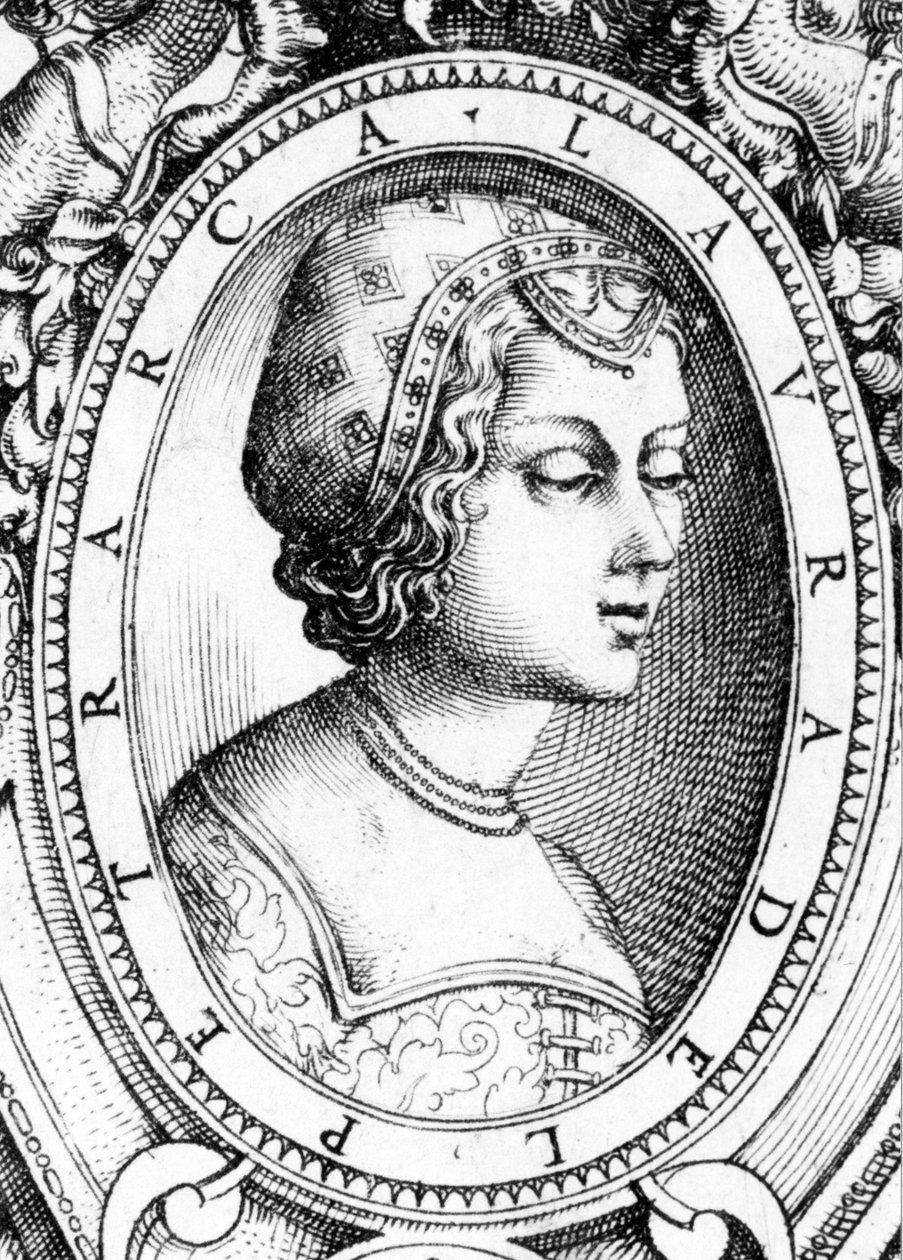 Laure de Noves af Unknown artist