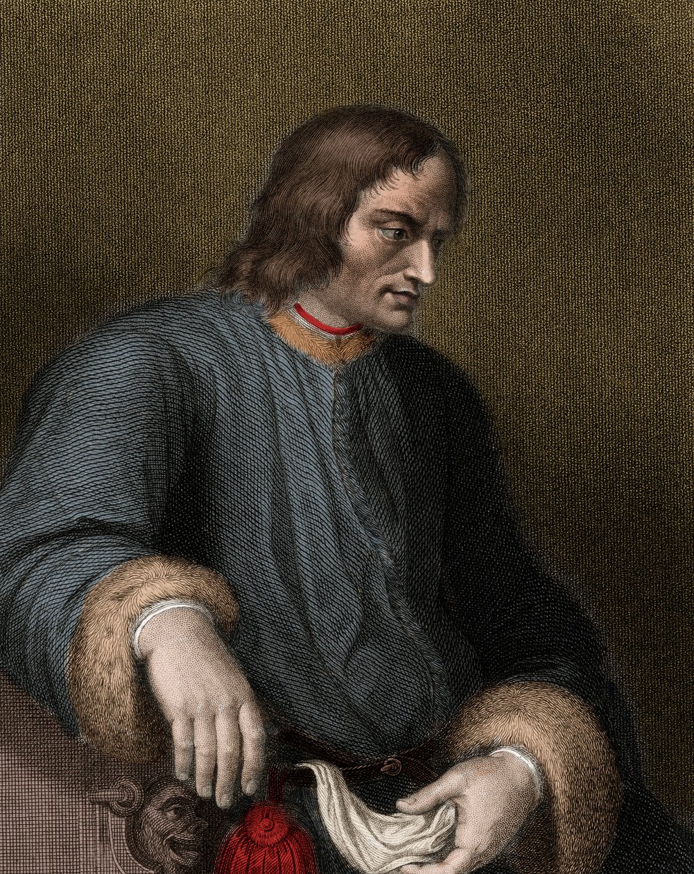 Laurent de Medicis også kendt som Laurent le Magnifico af Unknown artist