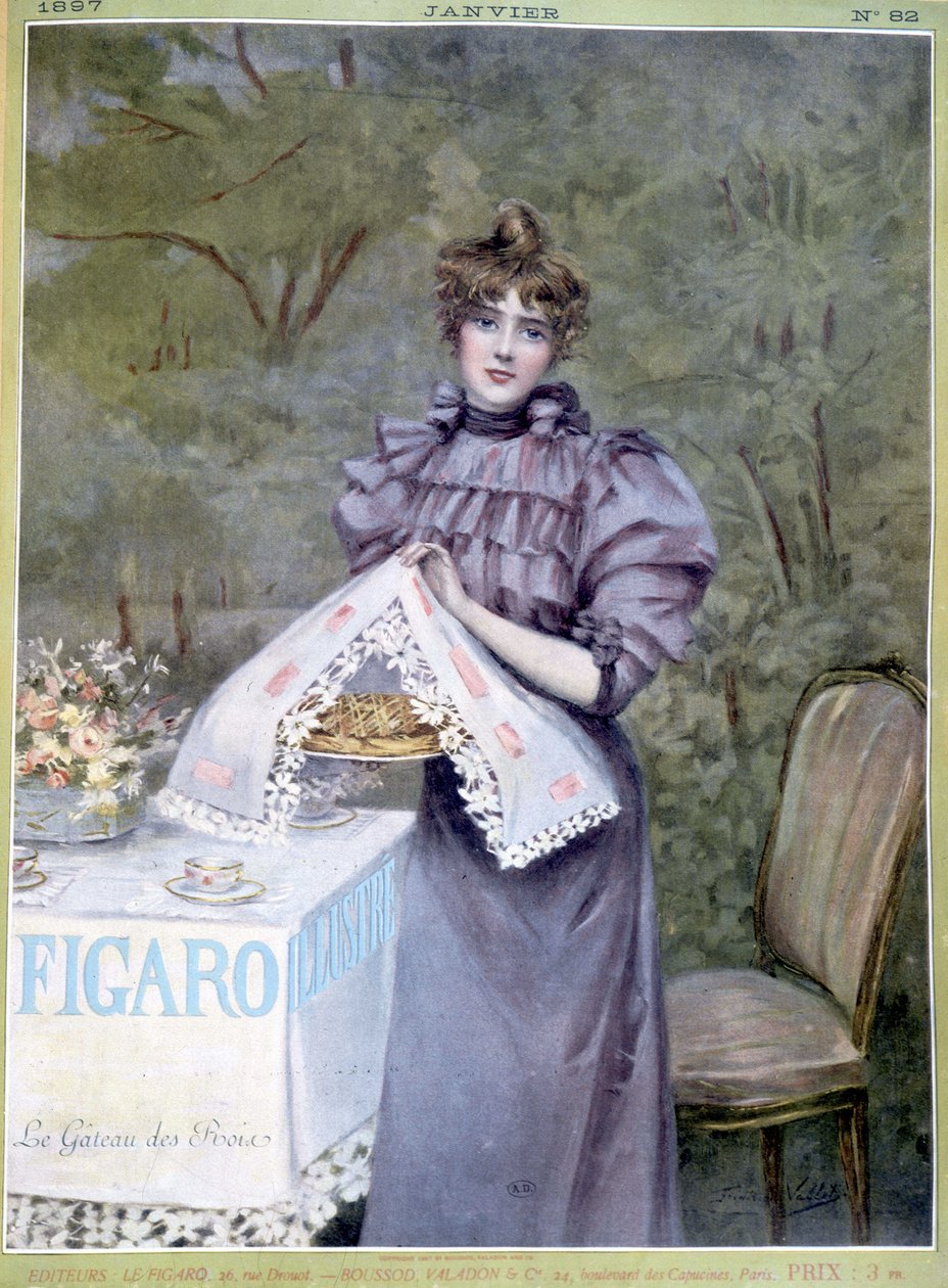 Kongekagen af ​​Frédéric Vallet - i ""Figaro Illustré"", januar 1897 af Unknown artist