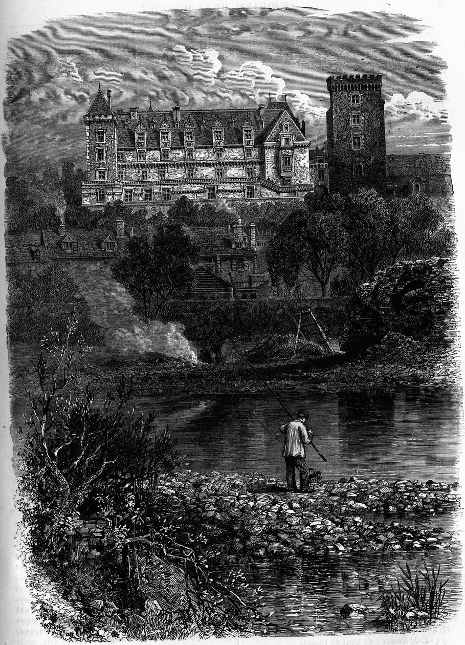 Slottet Pau, Pyrenæerne Atlantique (64). af Unknown artist
