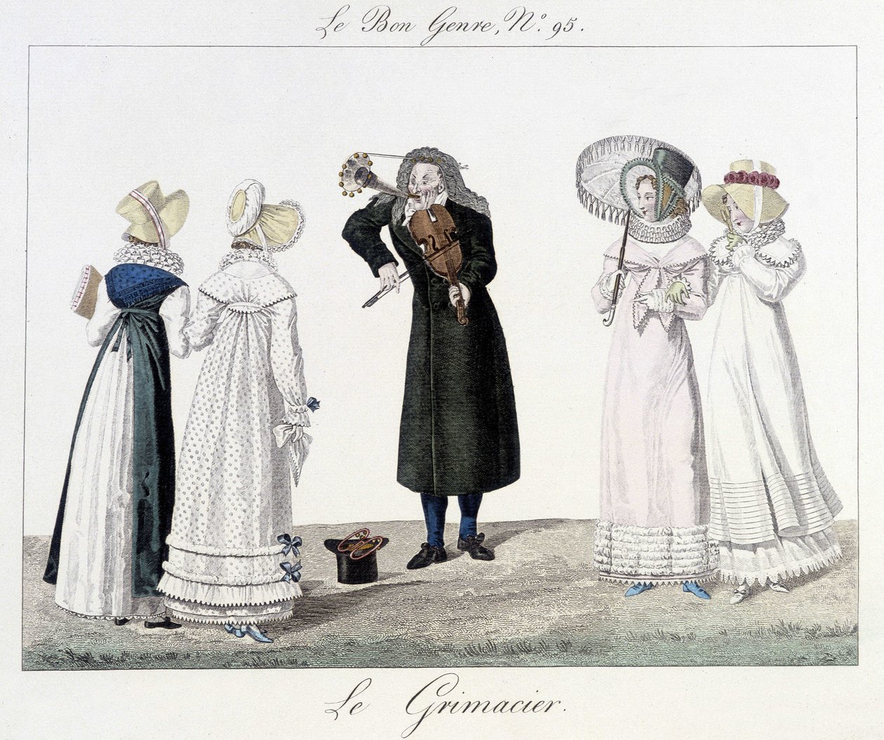 Le grimacier: gademusiker i det 18. århundrede - i "" Le bon genre"" n¡95 af Unknown artist