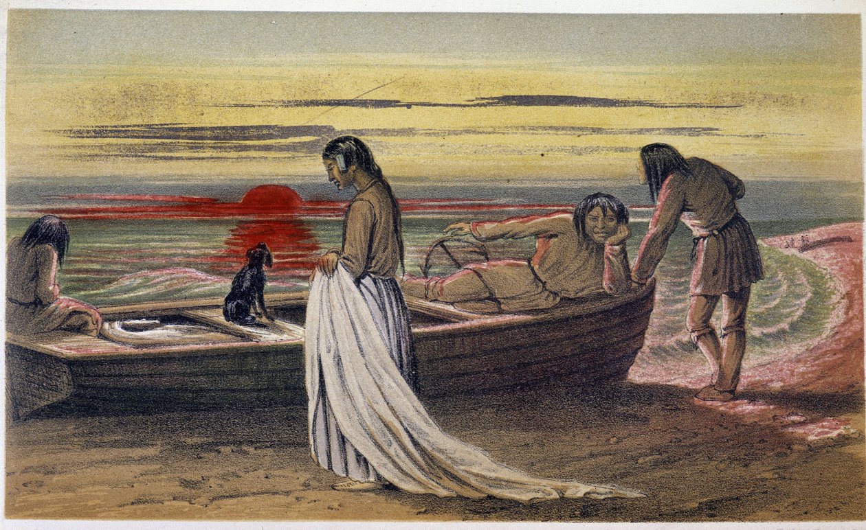 Le shroud "" The winding sheet"" - i "" Exploration of the Labrador Peninsula"" af Hind, London af Unknown artist