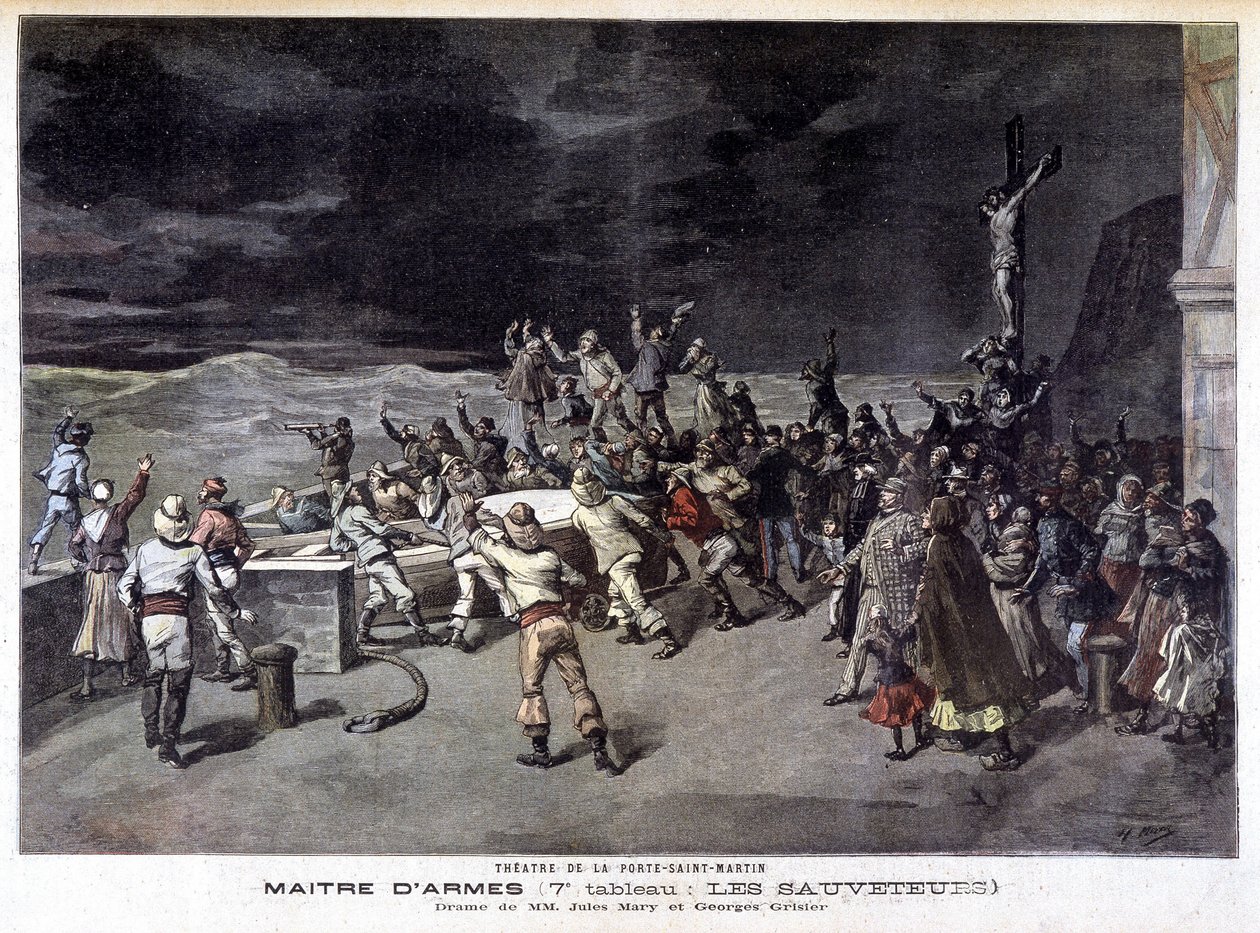 Les rescueurs: 7. maleri af skuespillet "" Maître d