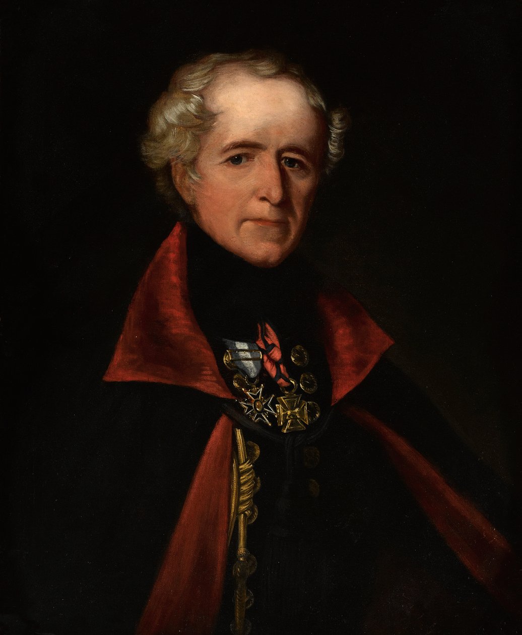 Generalløjtnant Sir Samuel Venables Hinde KCB, 1832 ca af Unknown