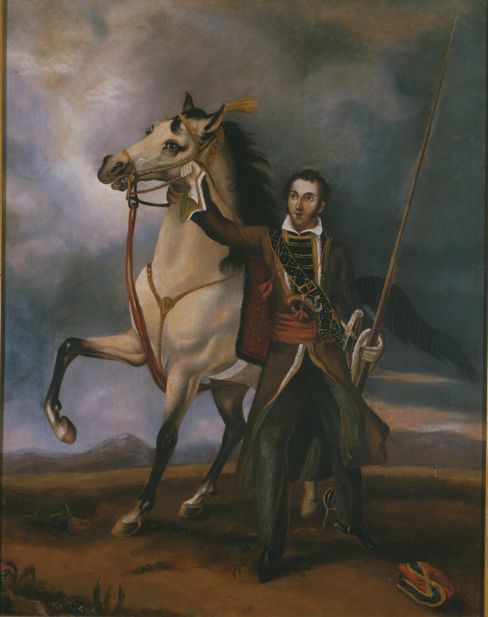 Løjtnant (senere kaptajn) Charles Swanston, Poona Irregular Horse af Unknown artist