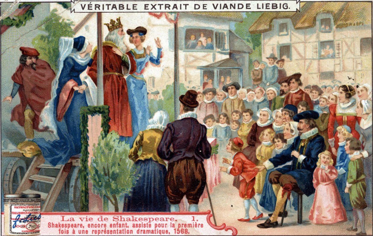 Life of Shakespeare: Child Shakespeare deltog for første gang i en dramatisk forestilling af Unknown artist