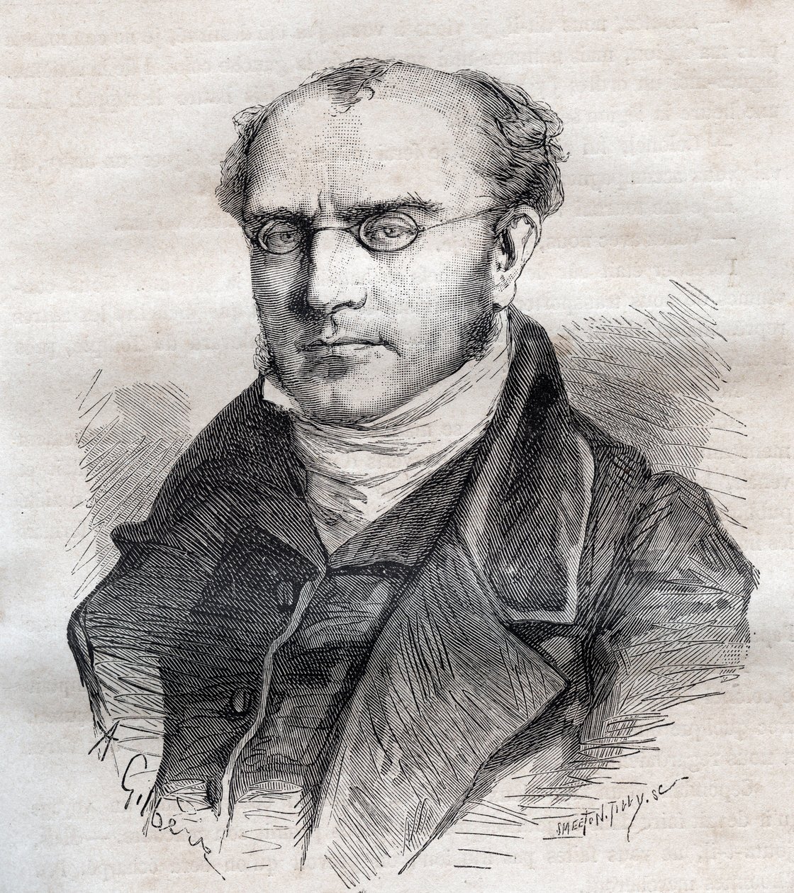 Louis-Chrysostome (Louis Chrysostome) Michel di Michel de Bourges 1797-1853 fransk advokat og politiker. af Unknown artist