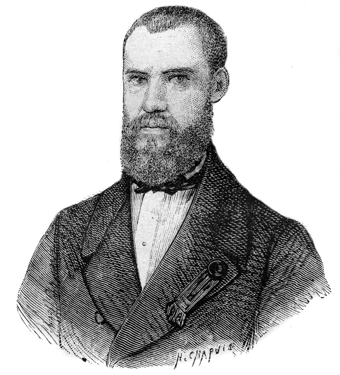Louis-Francois-Rene-Paul de Fleet, kendt som Paul de Fleet (1817 -1860) opdagelsesrejsende, opfinder, revolutionær og fransk deputeret - af Unknown artist