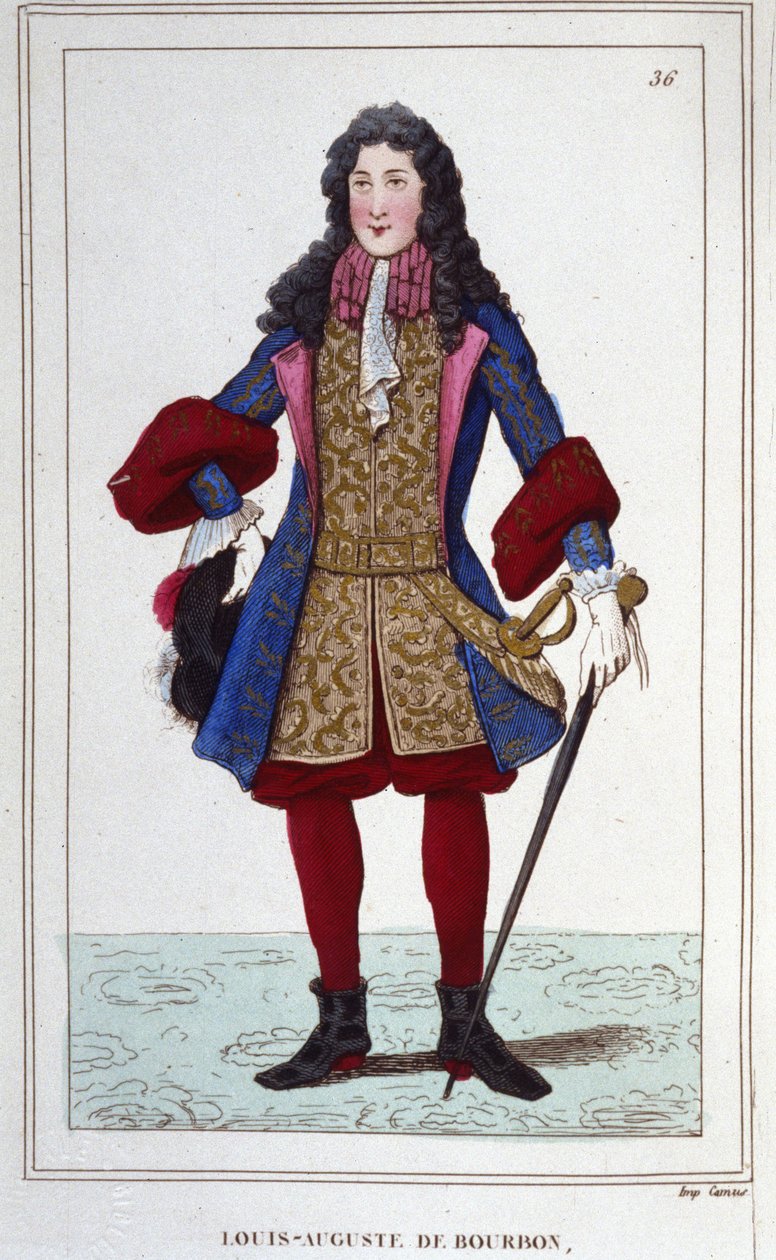 Louis Auguste de Bourbon, hertug af Maine (1670-1736). fransk prins. af Unknown artist