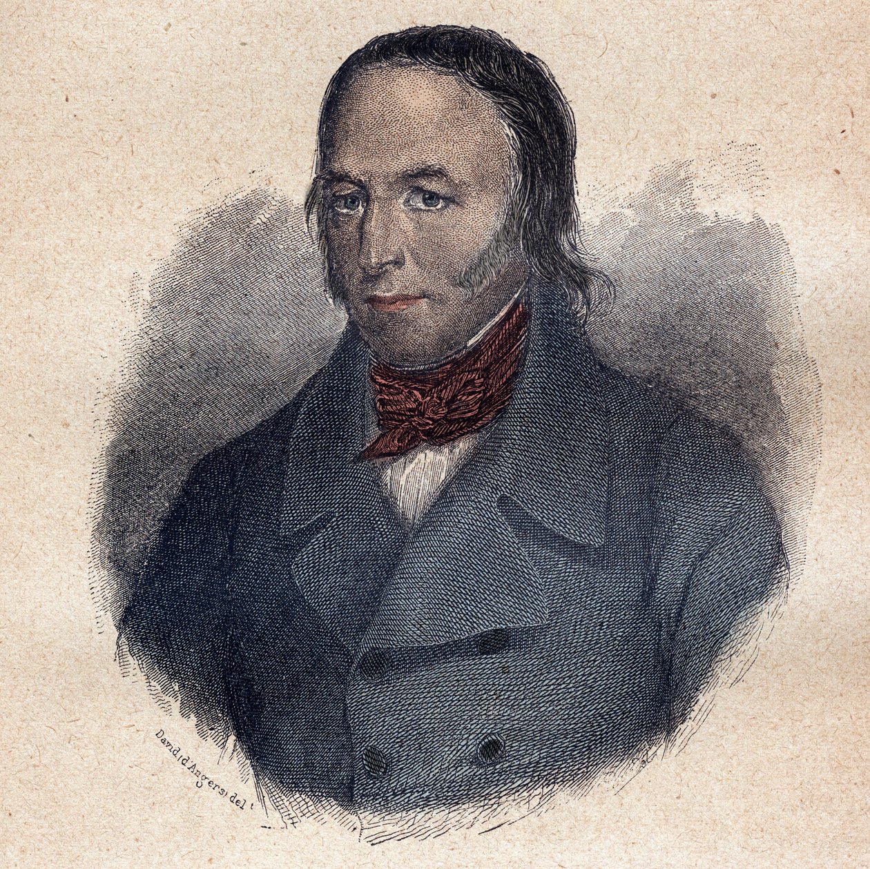 Louis Marie de Lahaye baron derefter Viscount de Cormenin (1788 1868) fransk jurist og politisk pjece, gravering af Unknown artist
