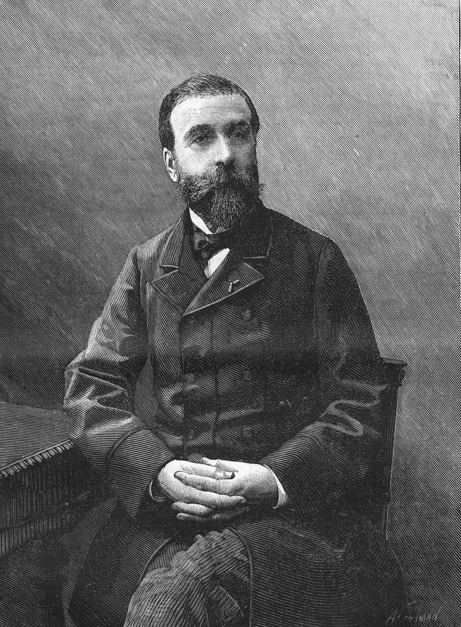 Ludovic Halévy. fransk forfatter 1834-1908 af Unknown artist