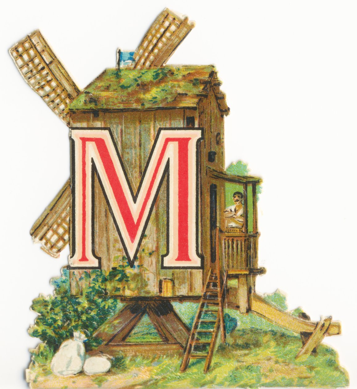 M: Mill af Unknown artist